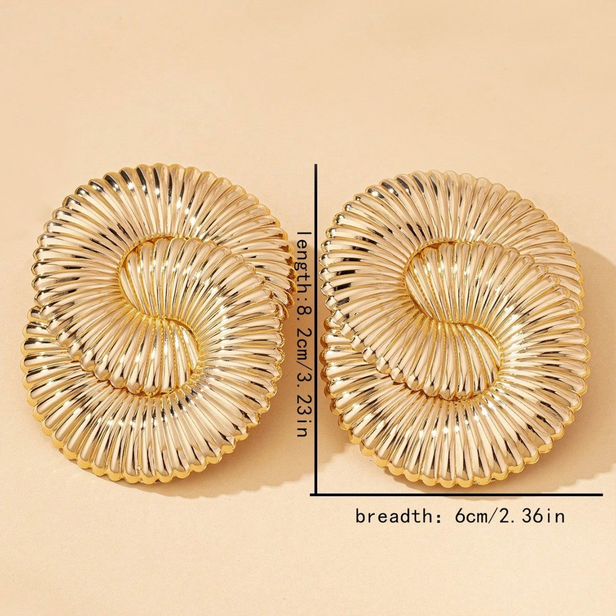 Twisted Large Earring