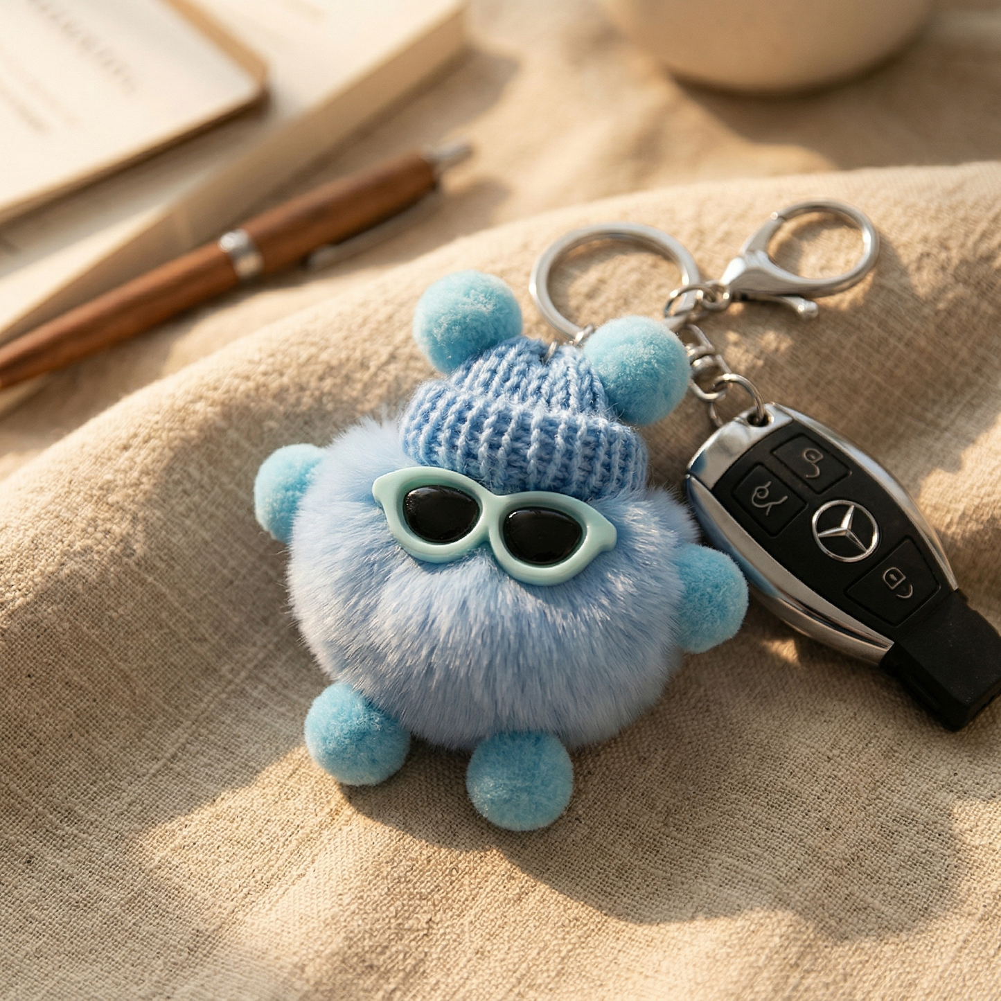Frosty Puff Bag Charm