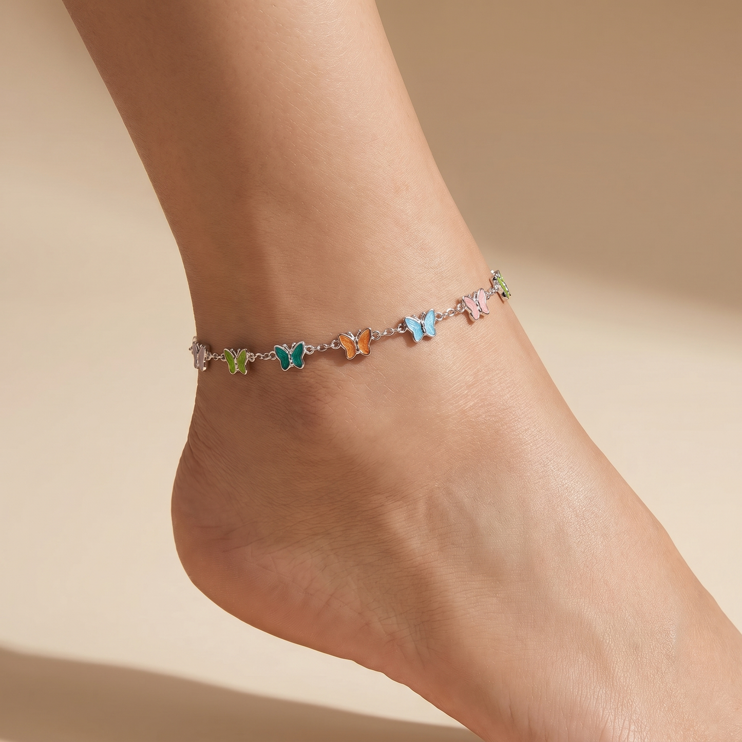 Korean Butterfly Anklet
