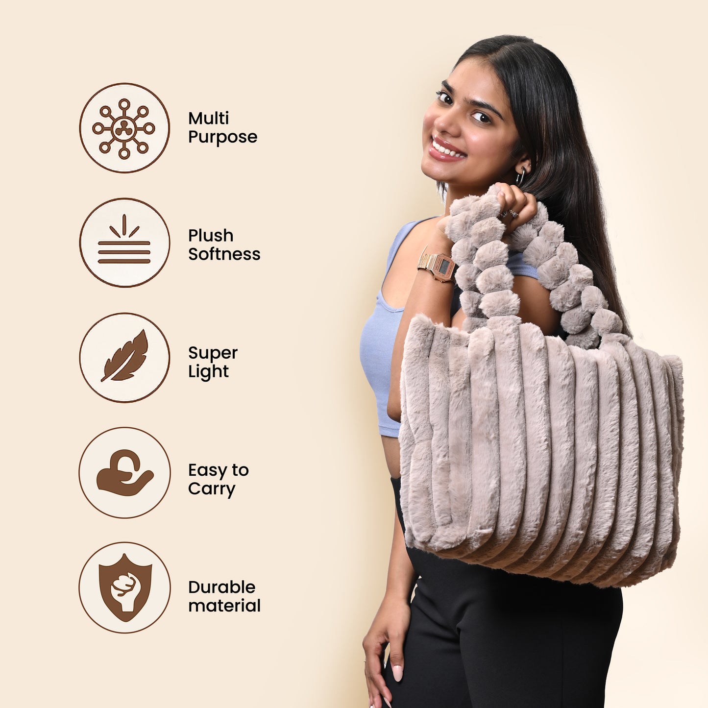 Plush Tote Bag