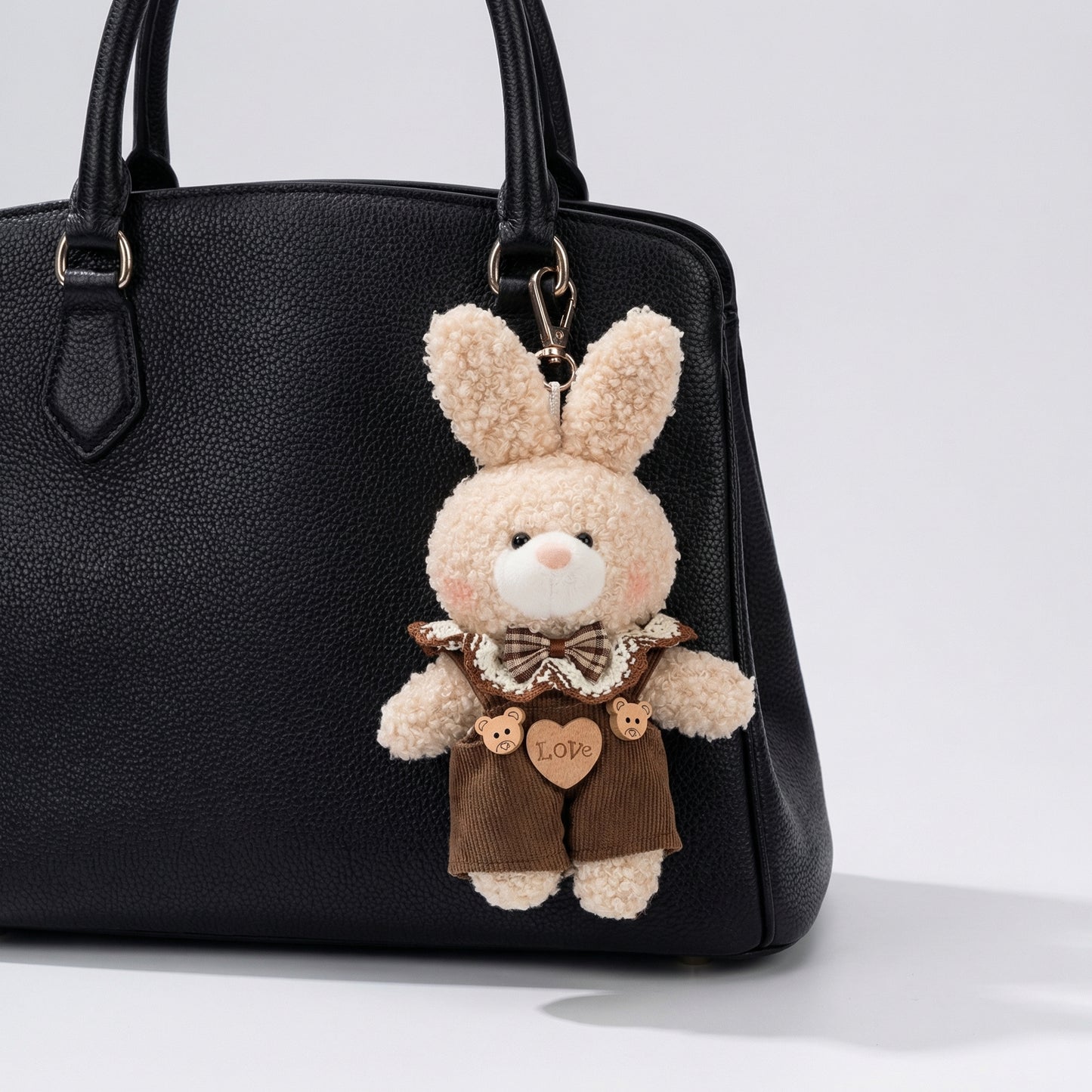 Snuggle Bunny Bag Charm