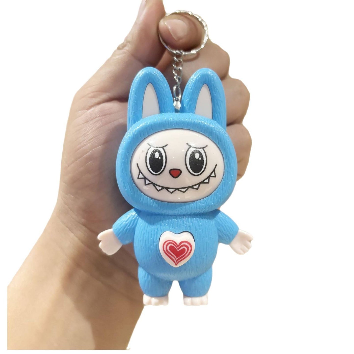 Face Changing Labubu Keychain