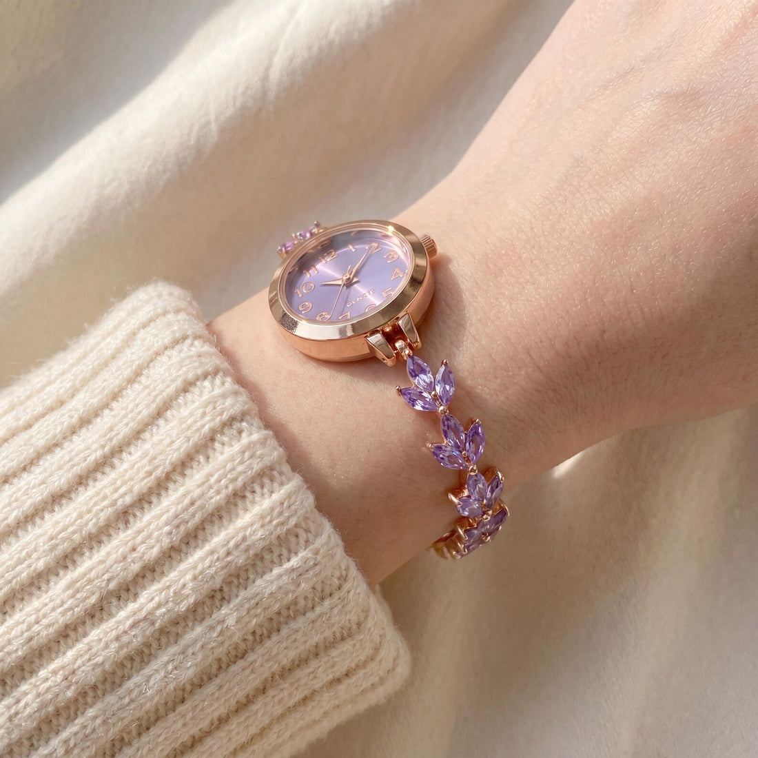 Lavender Princess Razpunzel Bracelet Watch