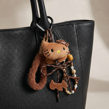 Brownie Kitty Plush Bag Charm
