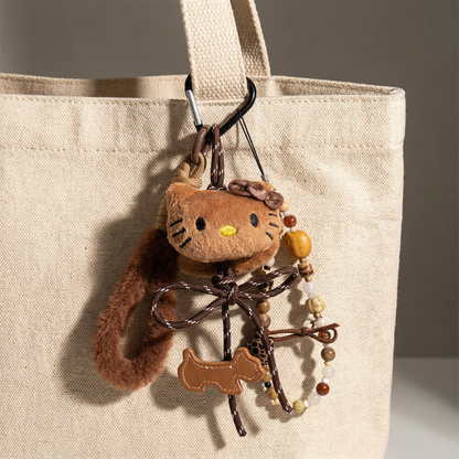 Brownie Kitty Plush Bag Charm