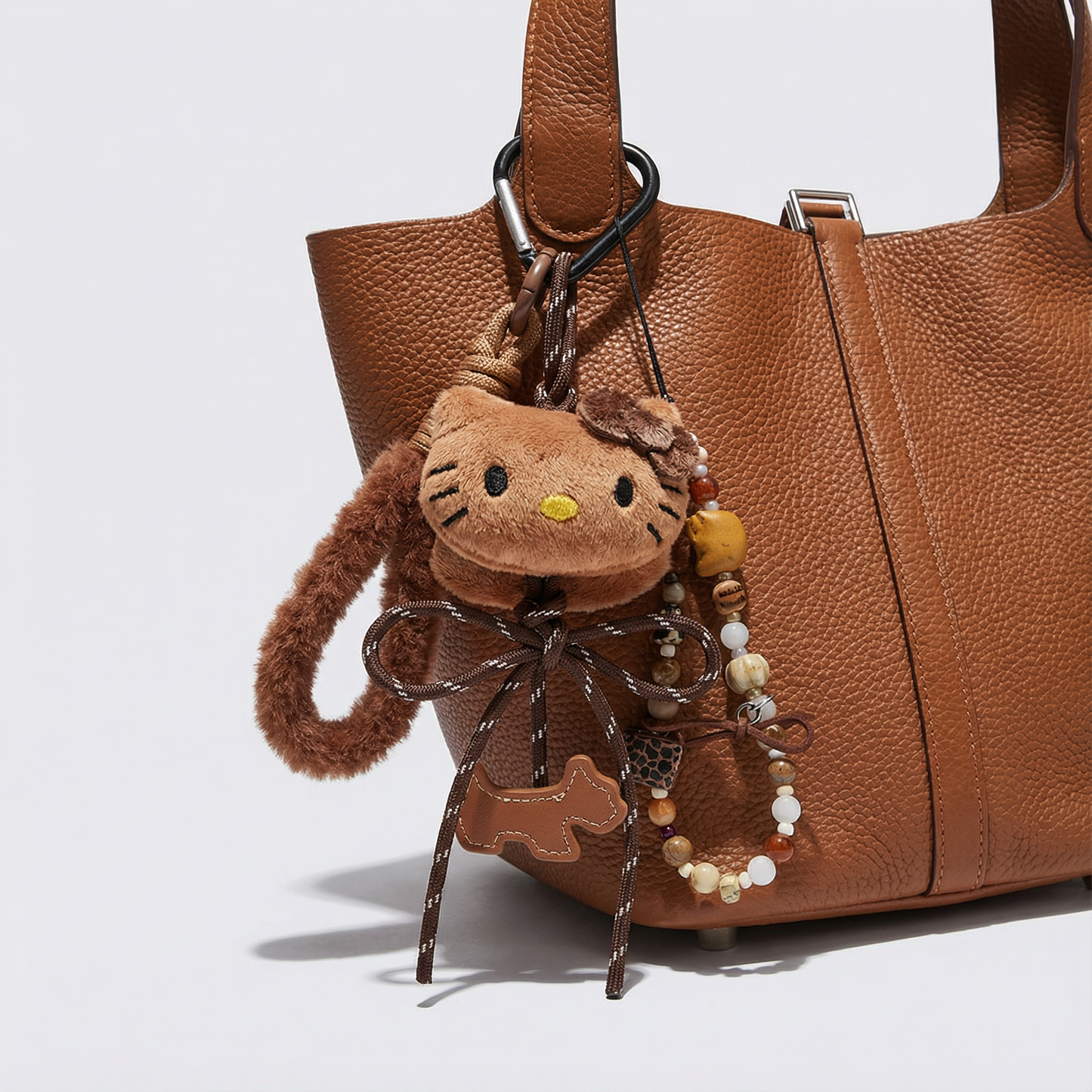 Brownie Kitty Plush Bag Charm
