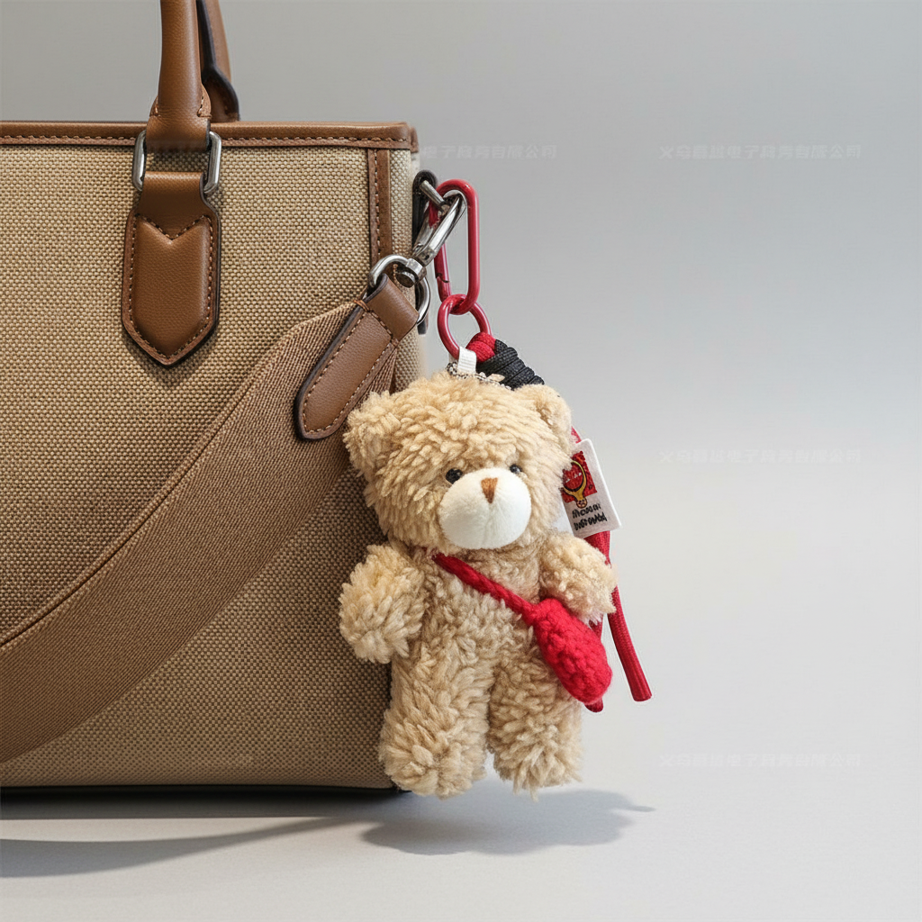 Cozy Teddy Bag Charm