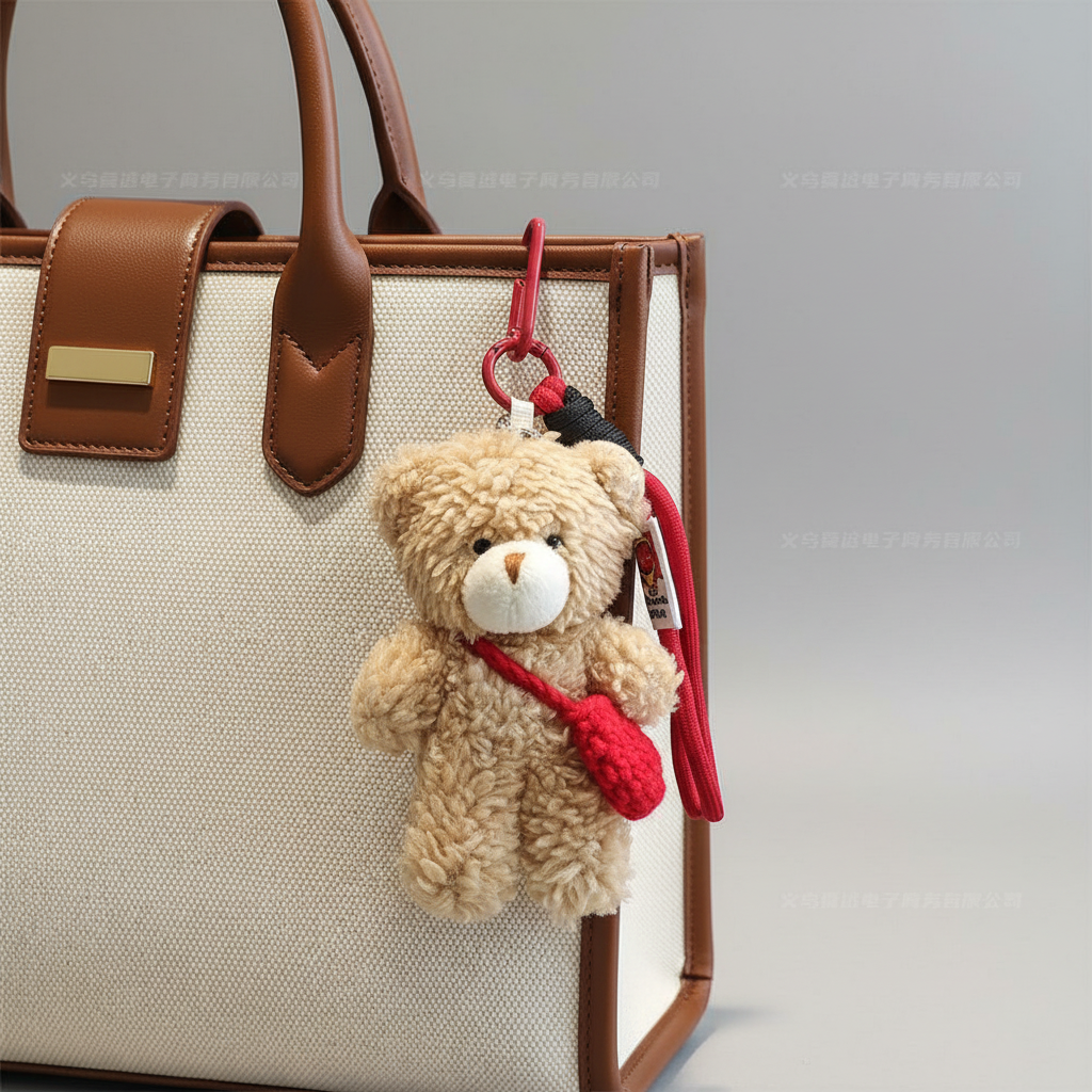 Cozy Teddy Bag Charm