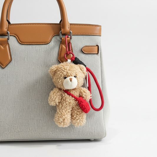Cozy Teddy Bag Charm