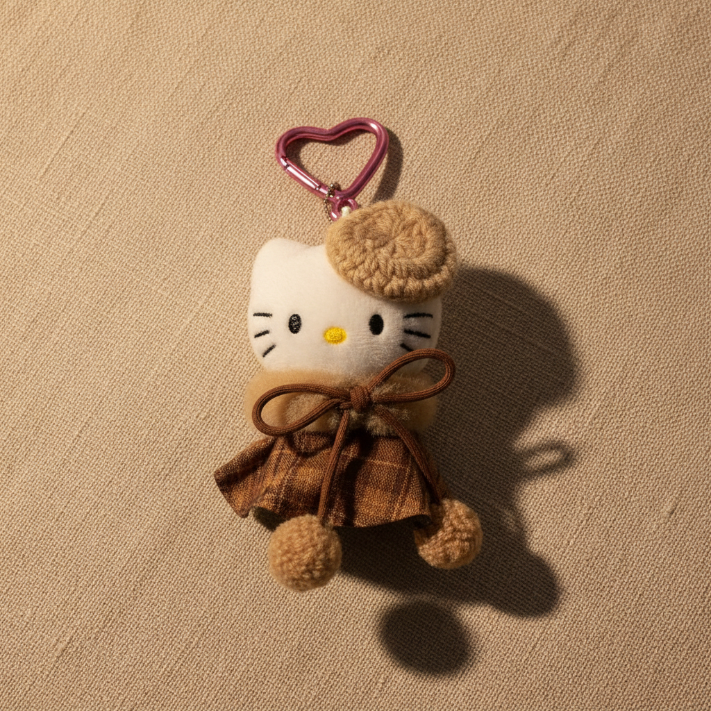 Cutie Kitty Plush Charm