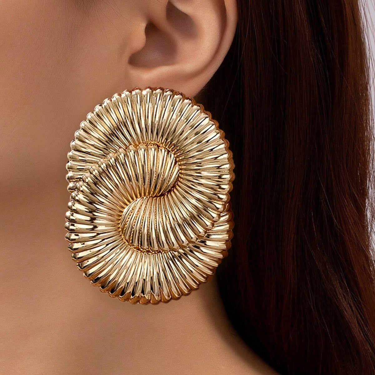 Twisted Large Earring