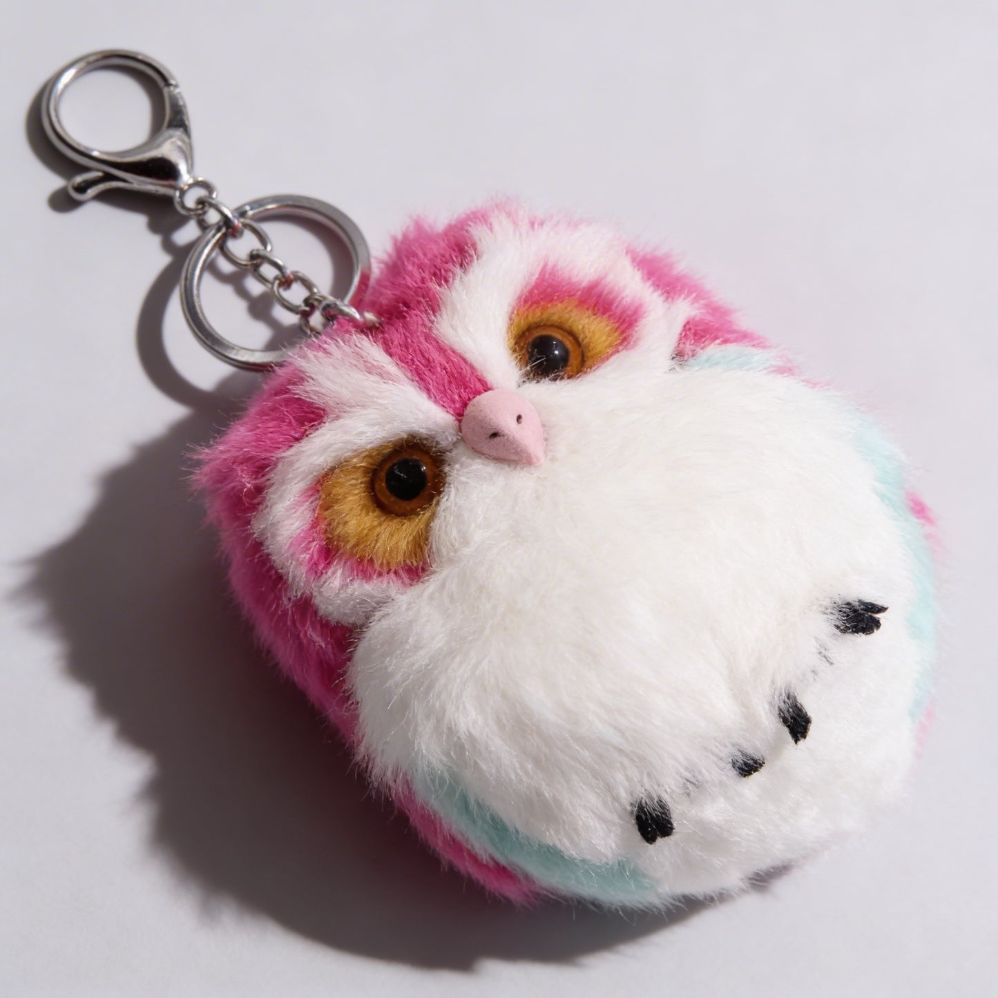 Fluffy Owl Bag Charm