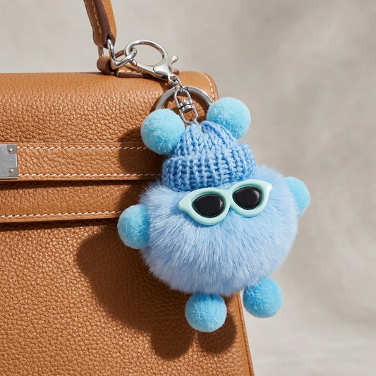 Frosty Puff Bag Charm