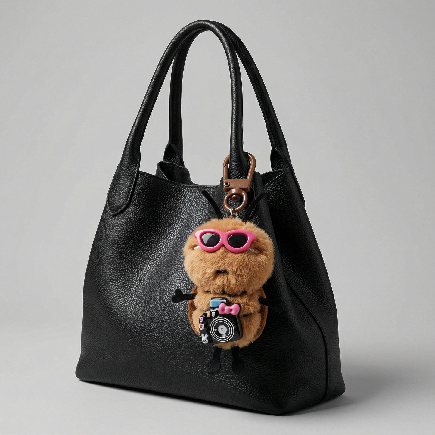 Fuzzy Snapster Bag Charm
