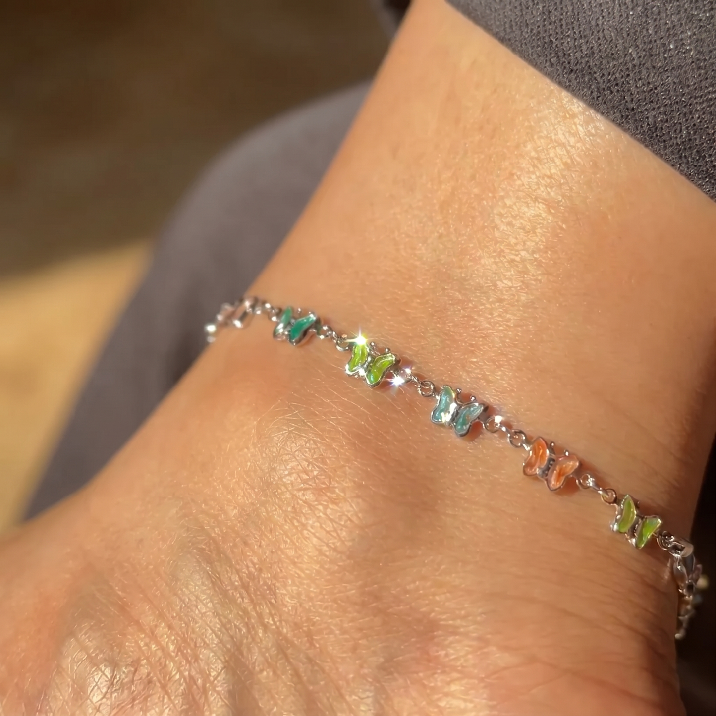 Korean Butterfly Anklet