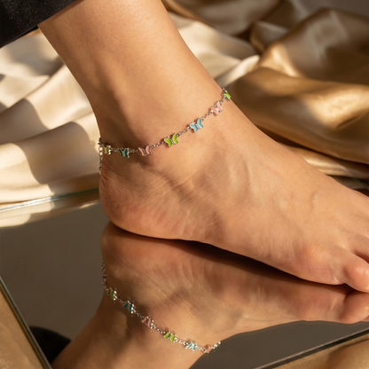 Korean Butterfly Anklet