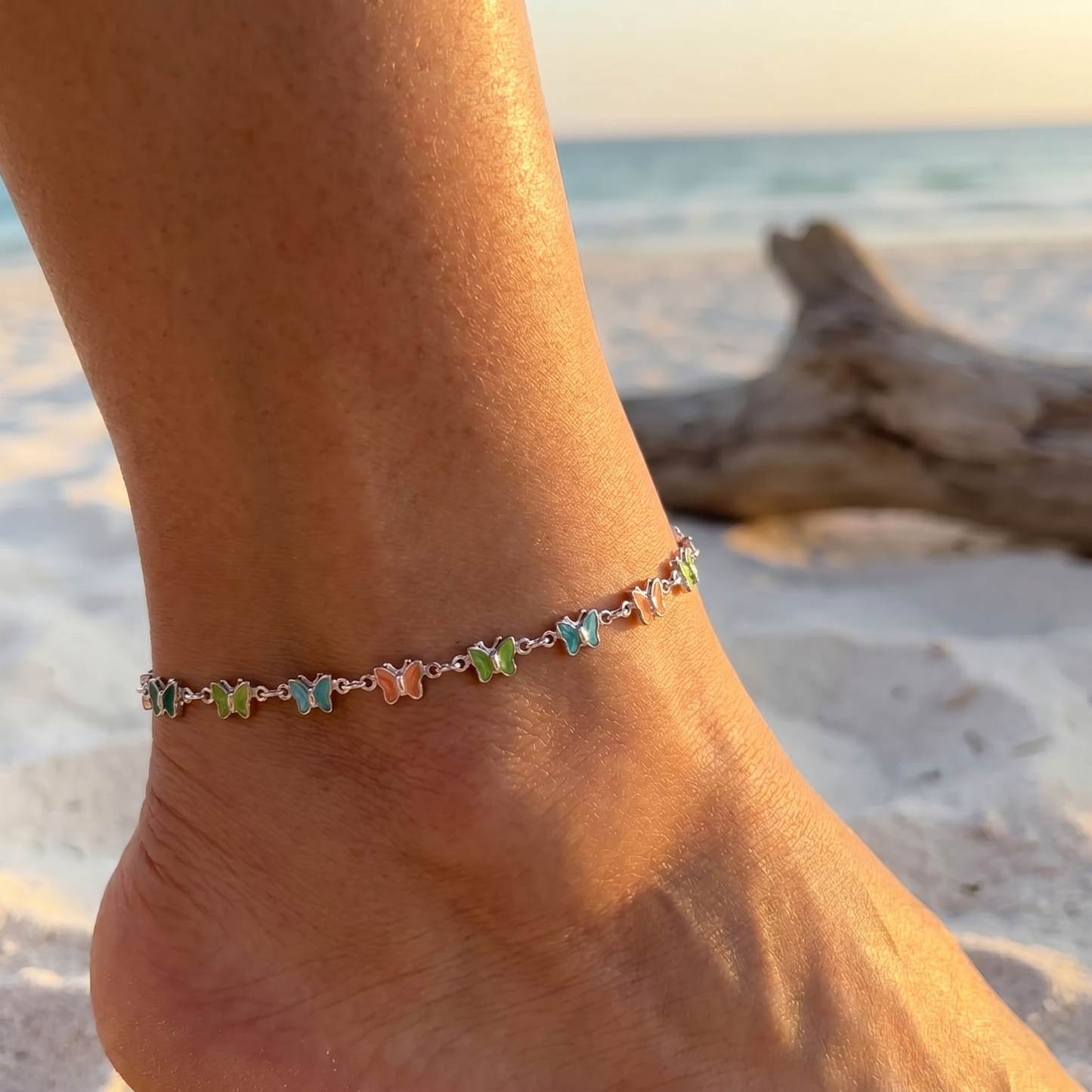 Korean Butterfly Anklet