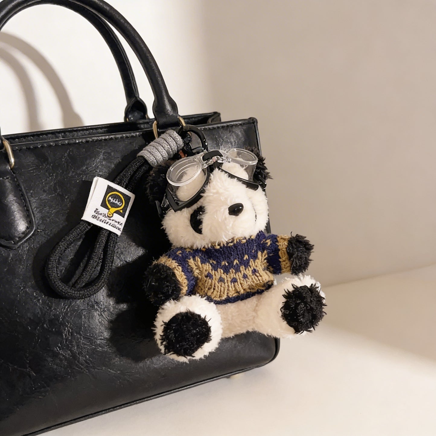 Snow Rider Panda Charm