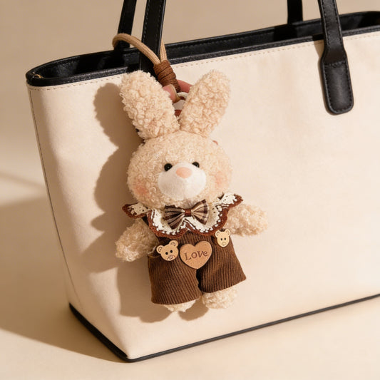 Snuggle Bunny Bag Charm