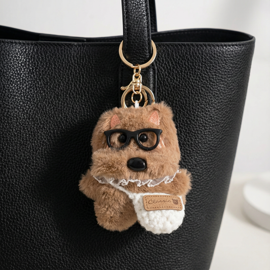Teddy Thinker Bag Charm