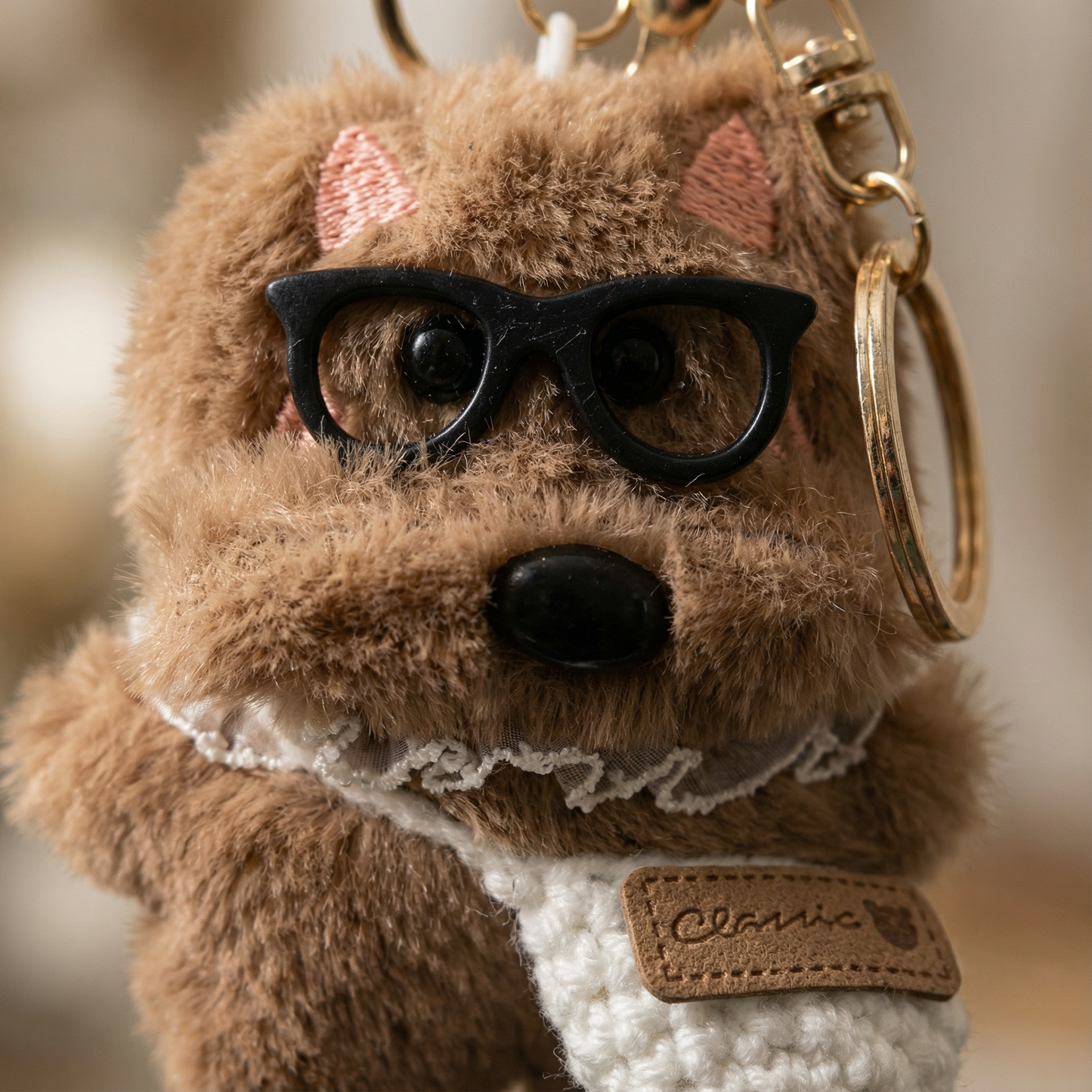 Teddy Thinker Bag Charm