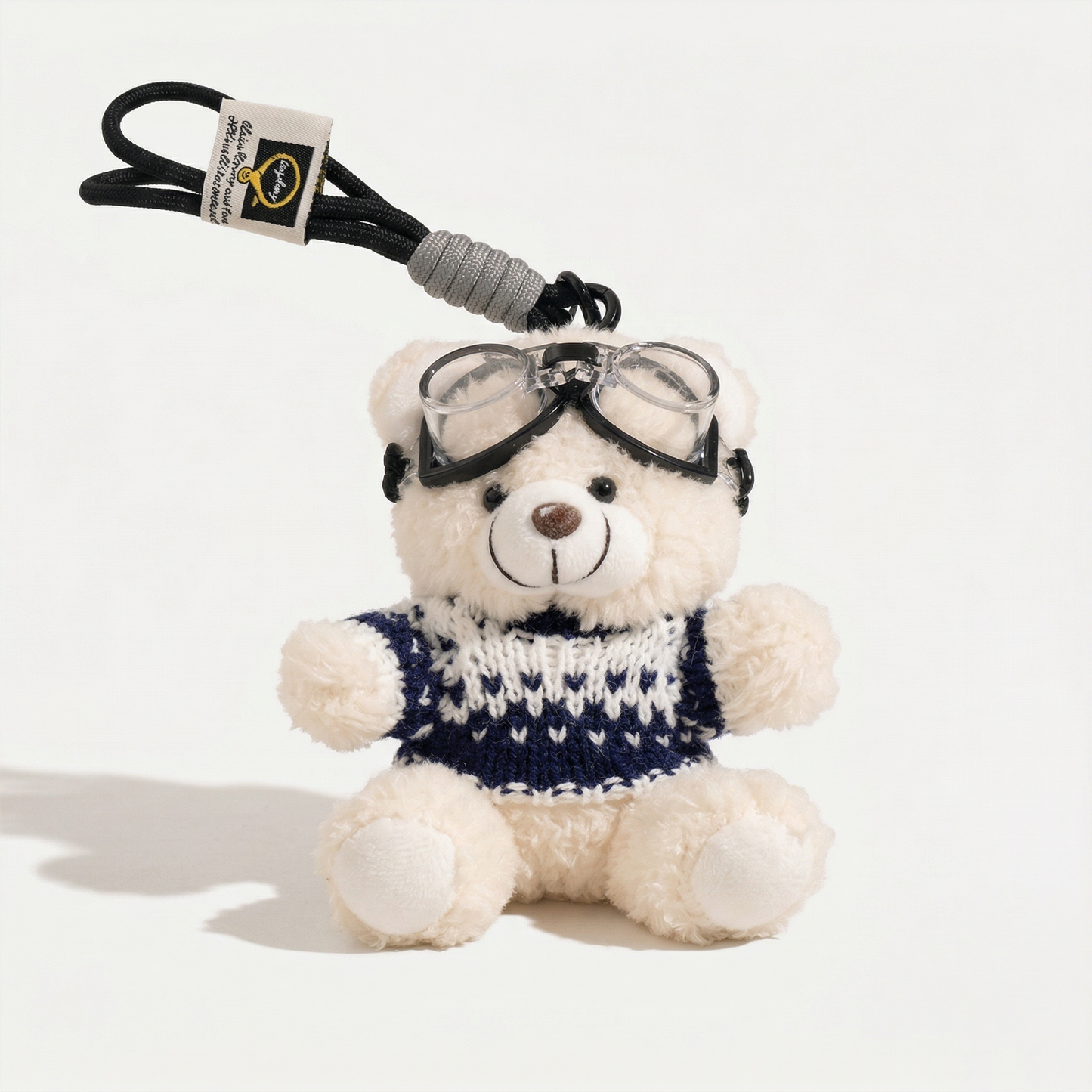 Vintage Pilot Bear Charm