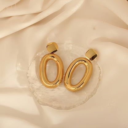 Oval Shape Women Earring