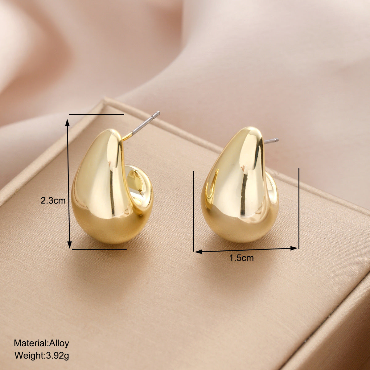 Teardrop Shaped Earring