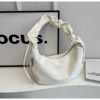 Soft leather tote bag