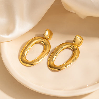 Oval Shape Women Earring