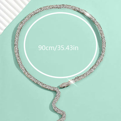 Snake Shaped Twistable Design Necklace