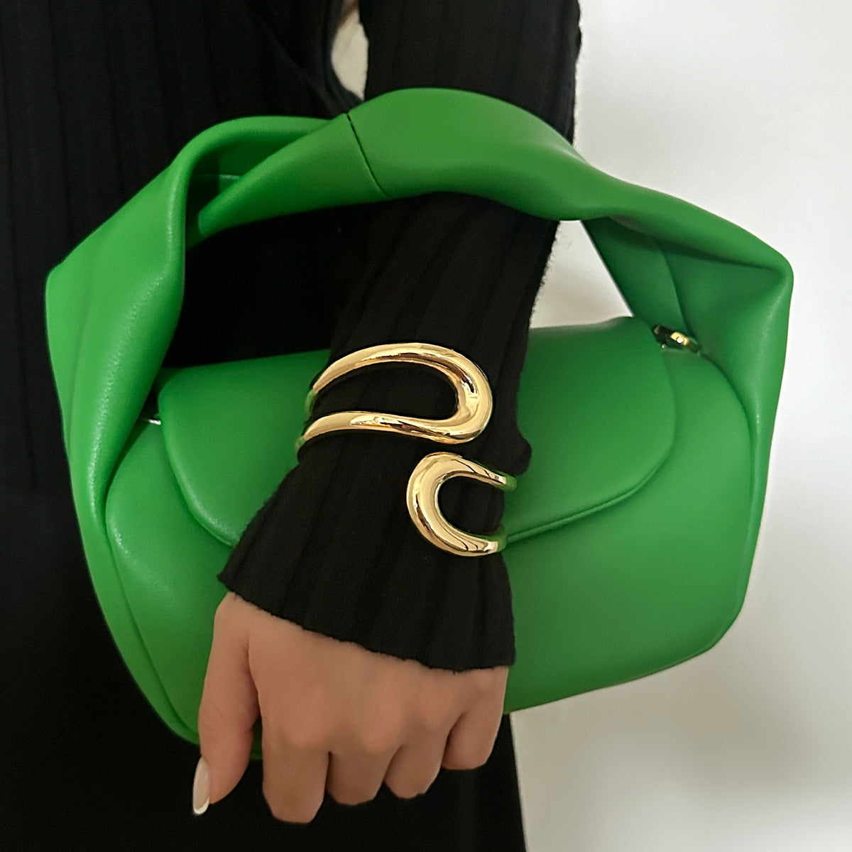 Open Cuff Chunky Bracelet