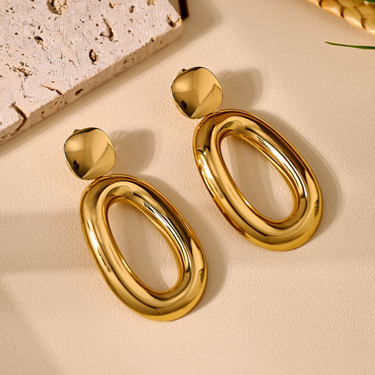 Oval Shape Women Earring