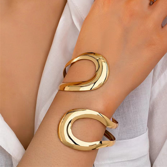 Open Cuff Chunky Bracelet