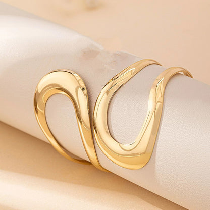 Open Cuff Chunky Bracelet