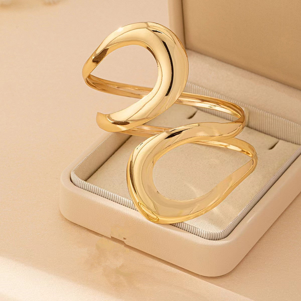 Open Cuff Chunky Bracelet