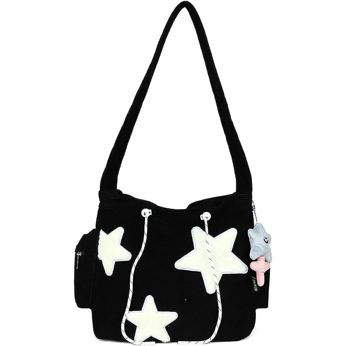 Star Patch Corduroy Bag