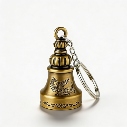 Guardian Bell (Good Luck & Protection Keychain for Bike, Car & Home)