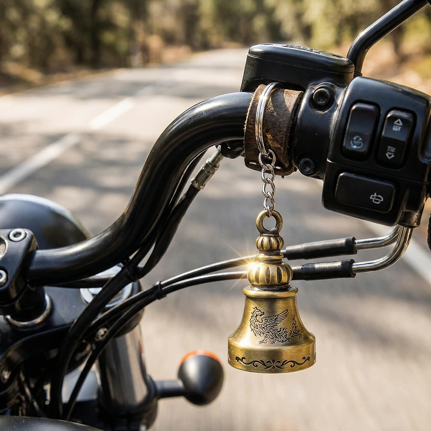 Guardian Bell (Good Luck & Protection Keychain for Bike, Car & Home)