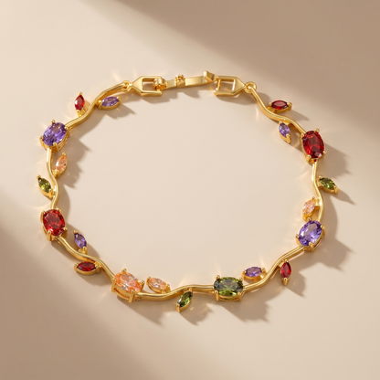 Tulip Floral Bracelet -18K Coquette Flower Bracelet