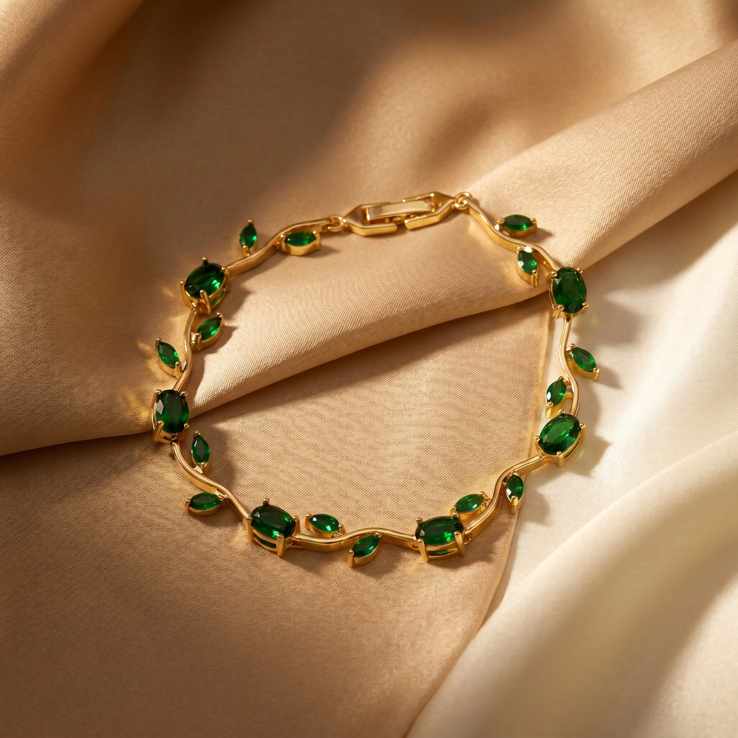 Tulip Floral Bracelet -18K Coquette Flower Bracelet