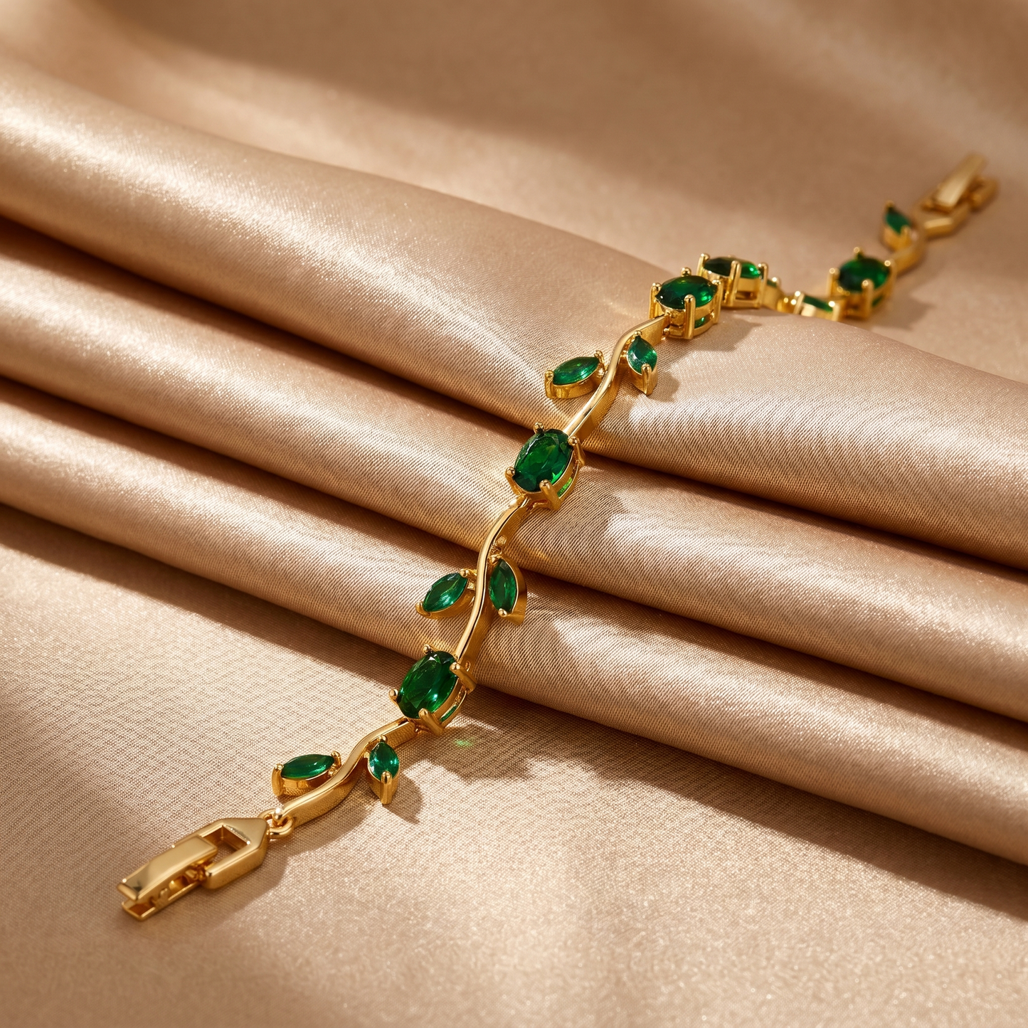 Tulip Floral Bracelet -18K Coquette Flower Bracelet
