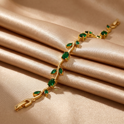 Tulip Floral Bracelet -18K Coquette Flower Bracelet