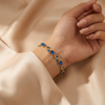 Tulip Floral Bracelet -18K Coquette Flower Bracelet