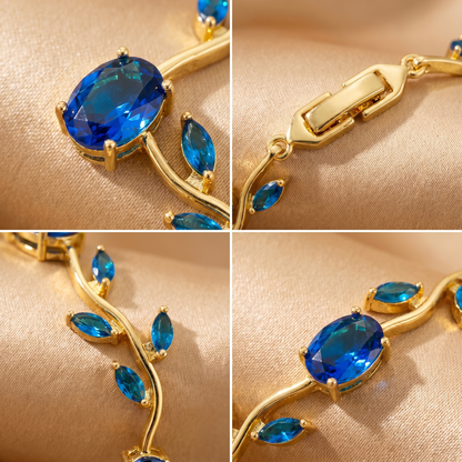 Tulip Floral Bracelet -18K Coquette Flower Bracelet