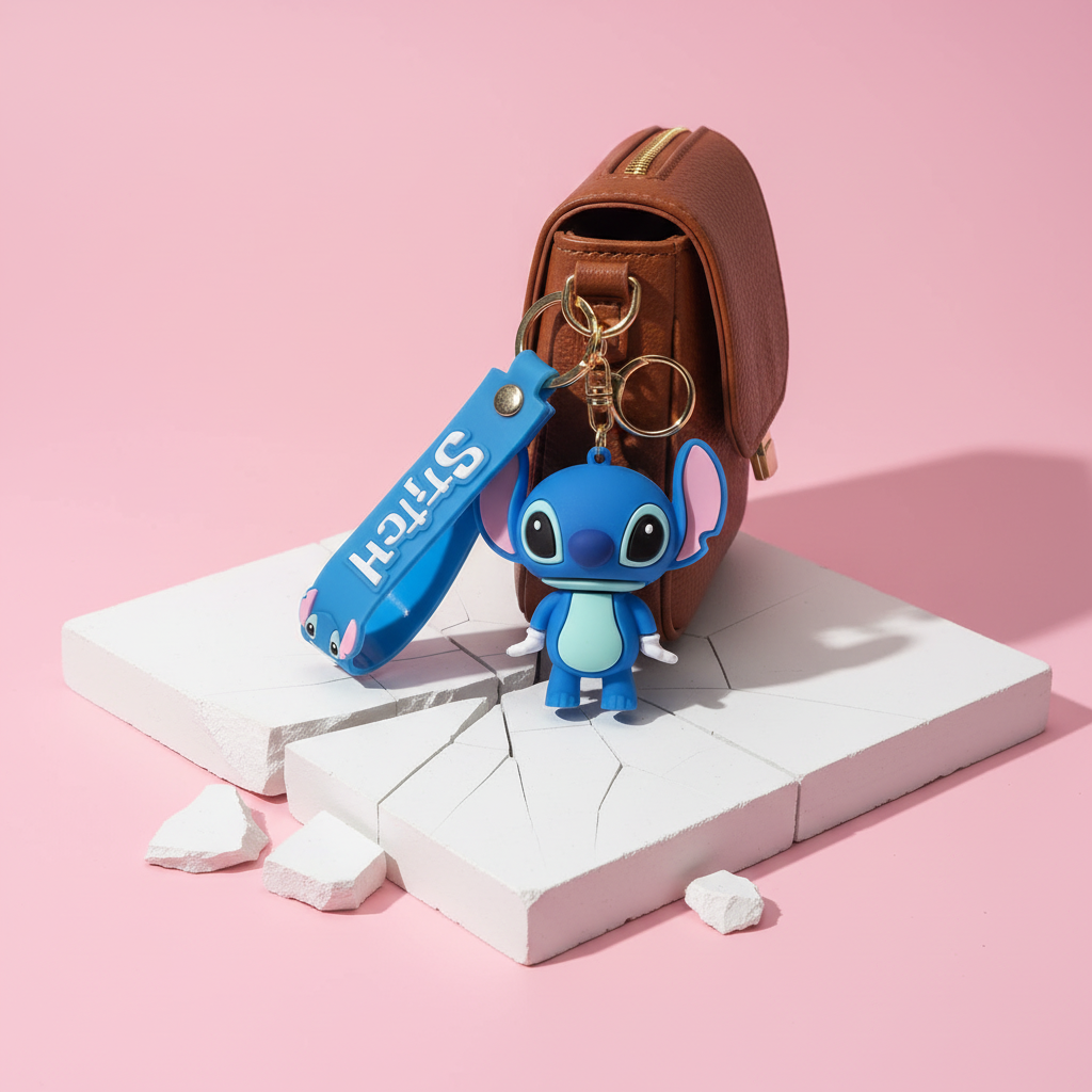 Blue Alien Buddy Bag Charm