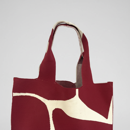 Cow-Print Canvas Tote Bag