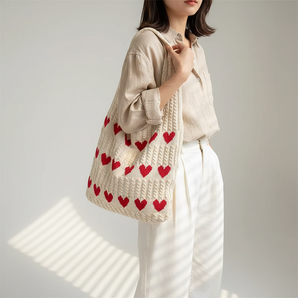 Crochet Knitted Bag
