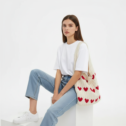 Crochet Knitted Bag