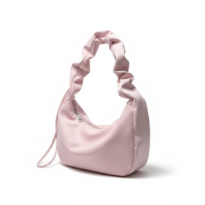 Soft leather tote bag